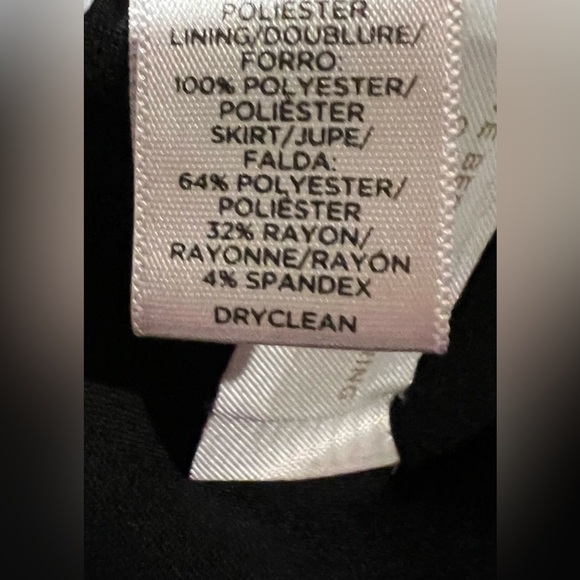 Ann Taylor Loft Black Ivory Color Block Combo Sheath Dress 4 - Picture 7 of 7